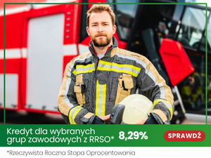 Kredyt dla wybranych grup zawodowych RRSO