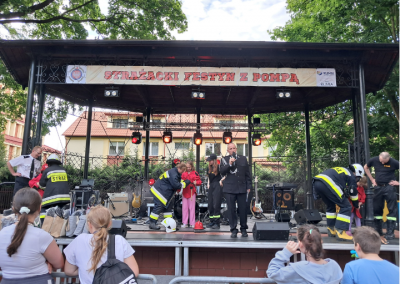 Festyn strażacki z pompą w Rumi