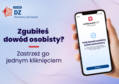 Zastrzeż dokument w mObywatel i chroń swoje dane
