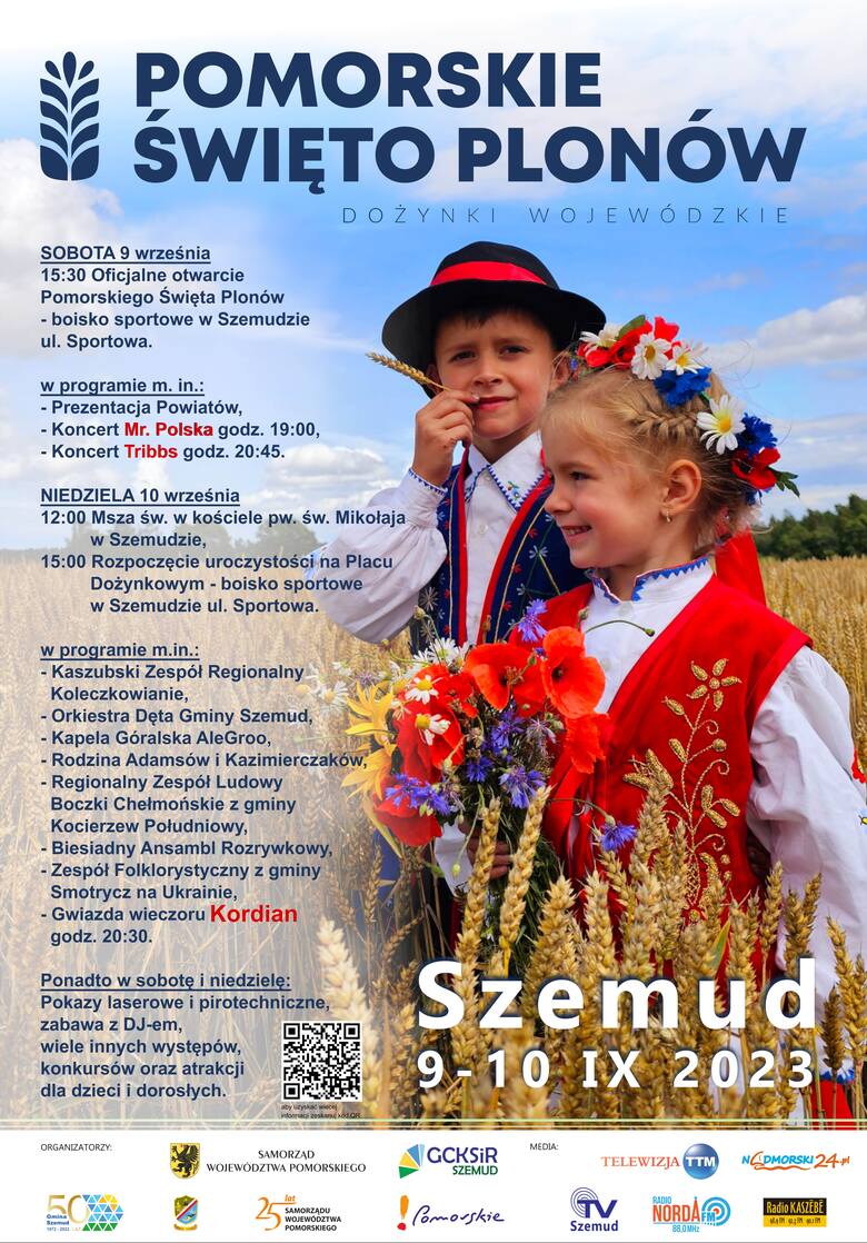 plakat Dożynki Szemud 2023